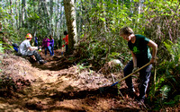 Port Gamble Heritage Park Beaver Pond Trail Re-route Work Party 10-3-15