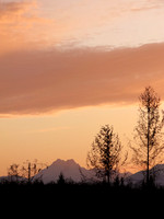 Sunset photos from the STO ridge route in Port Gamble